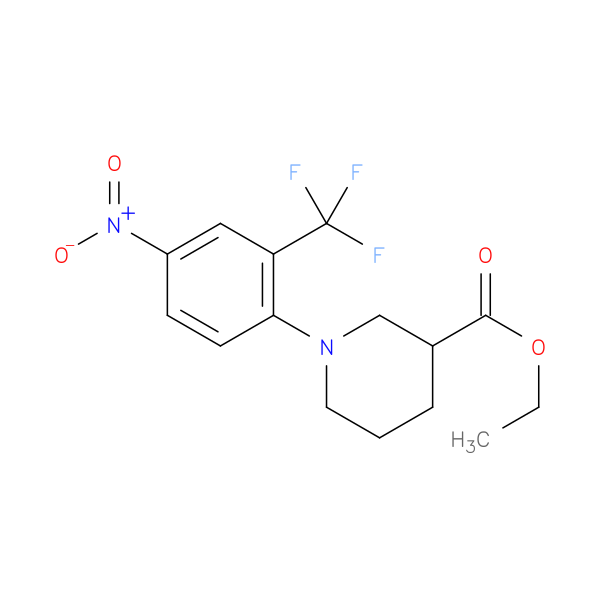 Ethyl 1-(4-nitro-2-(trifluoromethyl)phenyl)piperidine-3-carboxylate