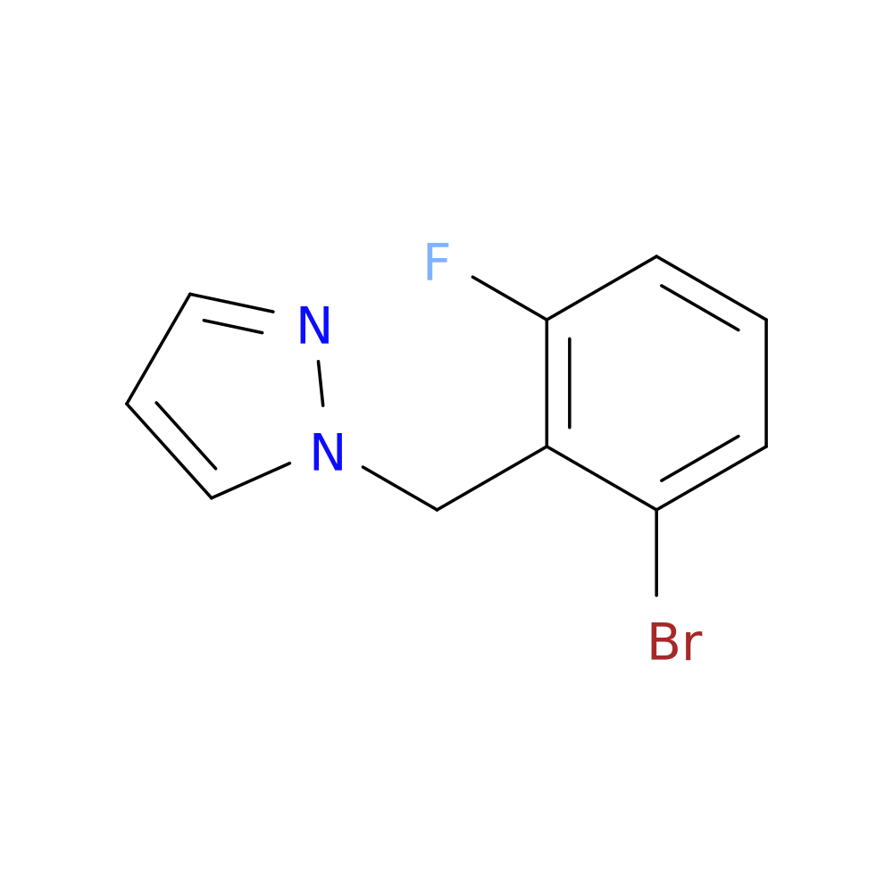 1-Bromo-3-fluoro-2-(1H-pyrazol-1-ylmethyl)benzene