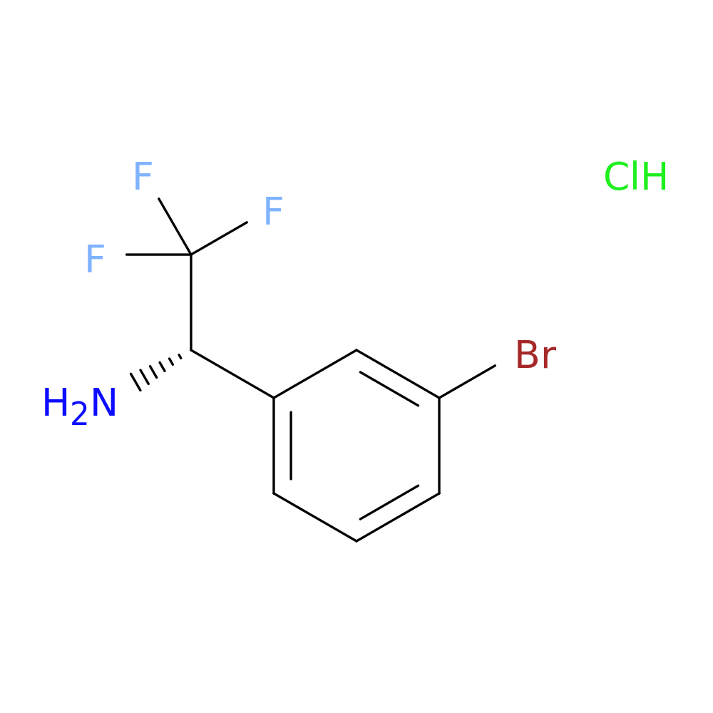 (S)-1-(3-Bromophenyl)-2,2,2-trifluoroethanamine hydrochloride