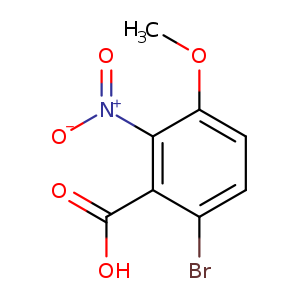 Benzoic acid, 6-bromo-3-methoxy-2-nitro-