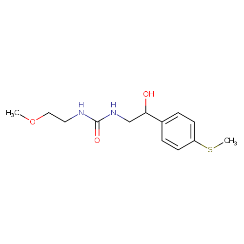 1-{2-hydroxy-2-[4-(methylsulfanyl)phenyl]ethyl}-3-(2-methoxyethyl)urea