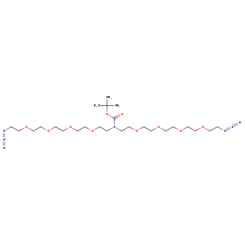 N-Boc-N-bis(PEG4-azide)