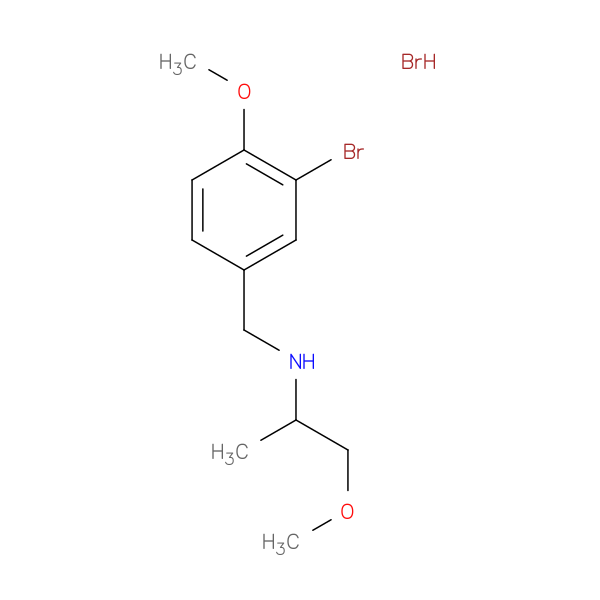 N-(3-bromo-4-methoxybenzyl)-1-methoxy-2-propanamine hydrobromide