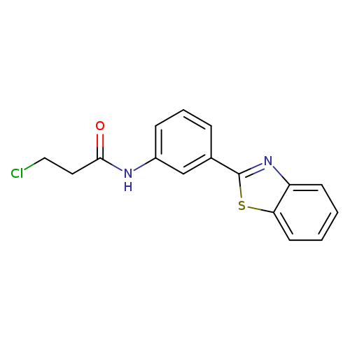 N-(3-(benzo[d]thiazol-2-yl)phenyl)-3-chloropropanamide