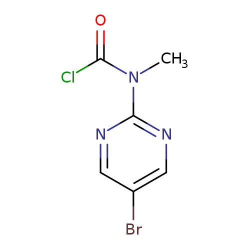 N-(5-bromopyrimidin-2-yl)-N-methylcarbamoyl chloride