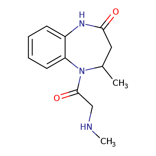 4-methyl-5-[2-(methylamino)acetyl]-2,3,4,5-tetrahydro-1H-1,5-benzodiazepin-2-one