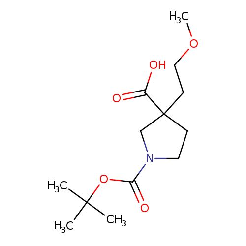 1-[(tert-butoxy)carbonyl]-3-(2-methoxyethyl)pyrrolidine-3-carboxylic acid