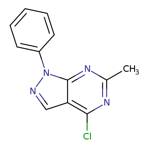4-chloro-6-methyl-1-phenyl-1H-pyrazolo[3,4-d]pyrimidine