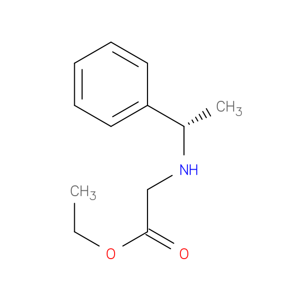 Ethyl (S)-2-(1-phenylethylamino)acetate