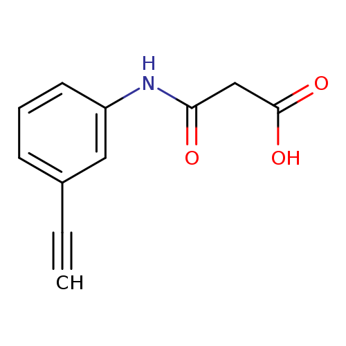 3-((3-ethynylphenyl)amino)-3-oxopropanoic acid