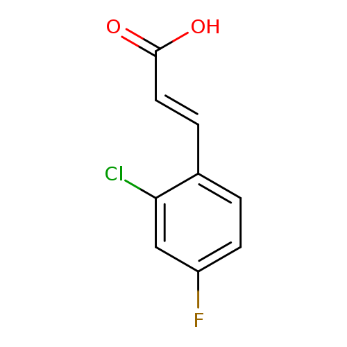 2-Propenoic acid, 3-(2-chloro-4-fluorophenyl)-, (2E)-
