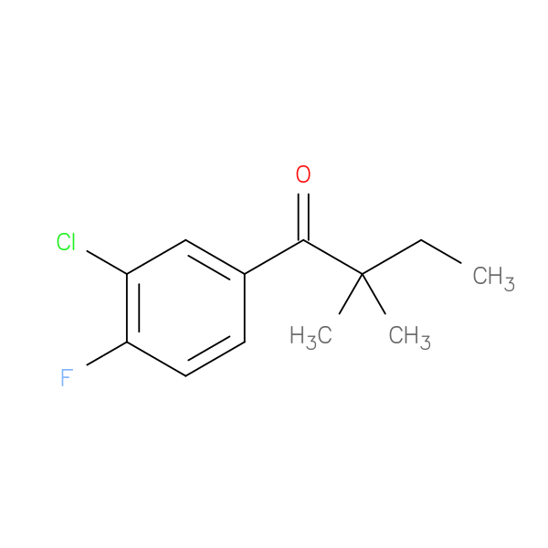 3'-Chloro-2,2-dimethyl-4'-fluorobutyrophenone