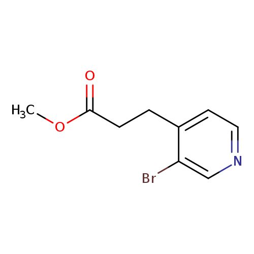 methyl 3-(3-bromopyridin-4-yl)propanoate