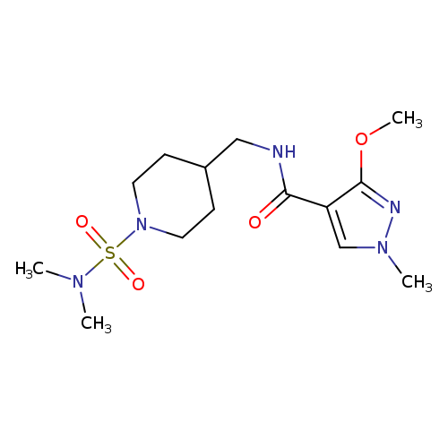 N-{[1-(dimethylsulfamoyl)piperidin-4-yl]methyl}-3-methoxy-1-methyl-1H-pyrazole-4-carboxamide