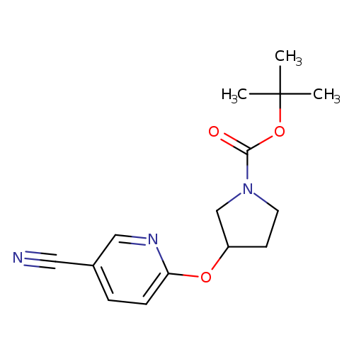 tert-butyl 3-[(5-cyanopyridin-2-yl)oxy]pyrrolidine-1-carboxylate