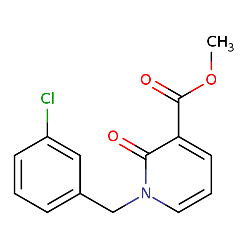 methyl 1-[(3-chlorophenyl)methyl]-2-oxo-1,2-dihydropyridine-3-carboxylate