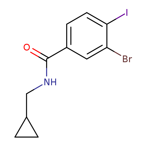 3-Bromo-n-(cyclopropylmethyl)-4-iodobenzamide