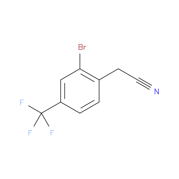 2-Bromo-4-(trifluoromethyl)phenylacetonitrile