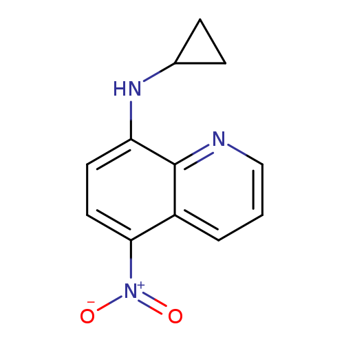 8-Cyclopropylamino-5-nitroquinoline