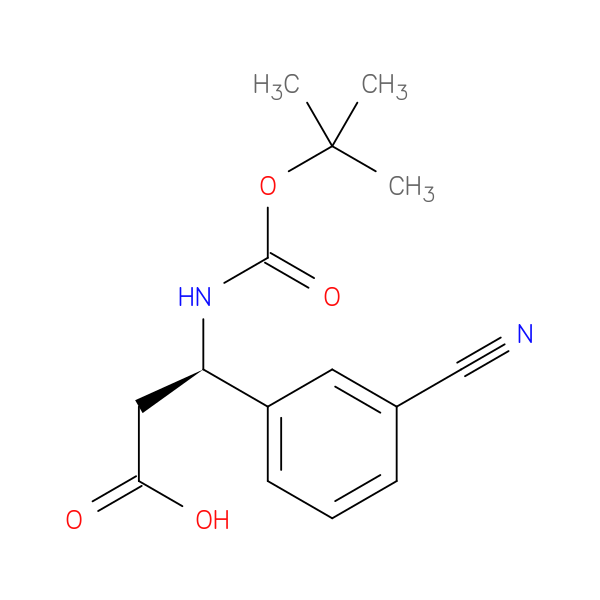 (R)-3-tert-butoxycarbonylamino-3-(3-cyano-phenyl)-propionic acid