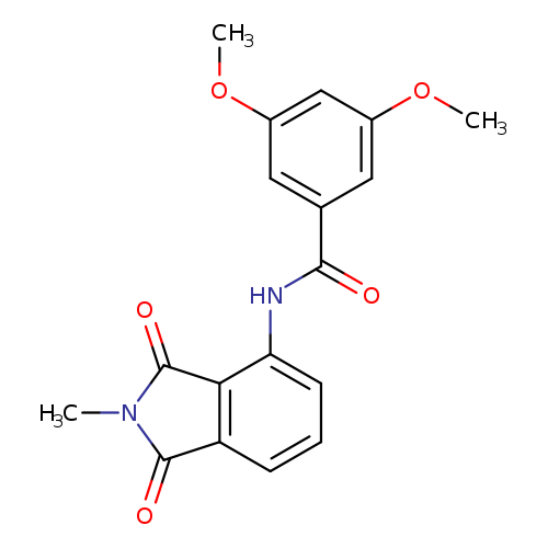 3,5-dimethoxy-N-(2-methyl-1,3-dioxo-2,3-dihydro-1H-isoindol-4-yl)benzamide