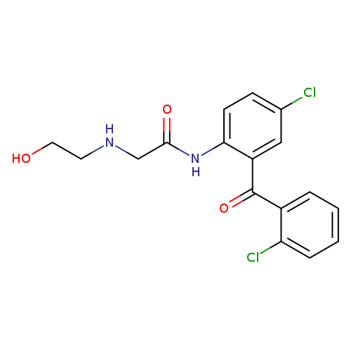 5-Chloro-2-(β-hydroxyethylaminoacetylamino)-2'-chlorobenzophenone