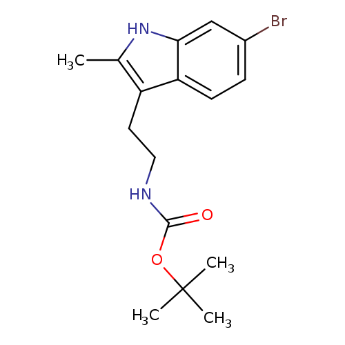 tert-butylN-[2-(6-bromo-2-methyl-1H-indol-3-yl)ethyl]carbamate