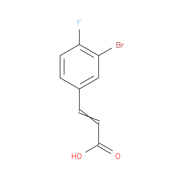3-Bromo-4-fluorocinnamic acid