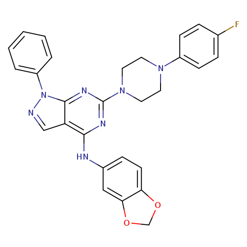 N-(2H-1,3-benzodioxol-5-yl)-6-[4-(4-fluorophenyl)piperazin-1-yl]-1-phenyl-1H-pyrazolo[3,4-d]pyrimidin-4-amine