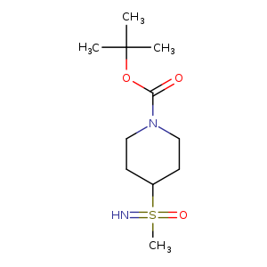 TERT-BUTYL 4-[IMINO(METHYL)OXO-LAMBDA6-SULFANYL]PIPERIDINE-1-CARBOXYLATE