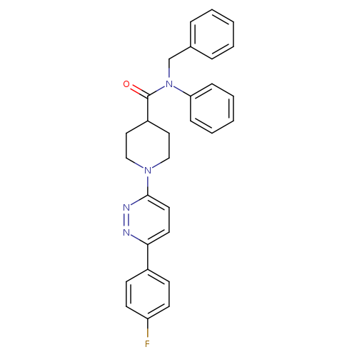 N-benzyl-1-[6-(4-fluorophenyl)pyridazin-3-yl]-N-phenylpiperidine-4-carboxamide