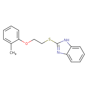 2-([2-(2-Methylphenoxy)ethyl]thio)-1h-benzimidazole