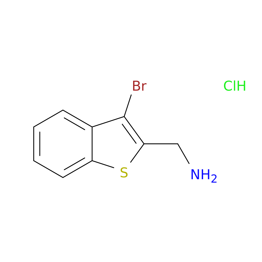 (3-bromo-1-benzothiophen-2-yl)methanamine hydrochloride