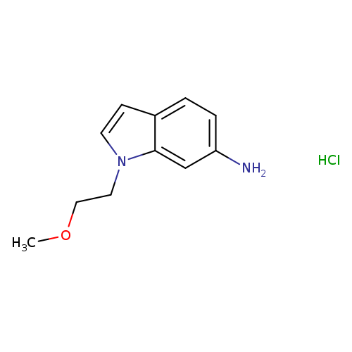 1-(2-methoxyethyl)-1H-indol-6-amine hydrochloride