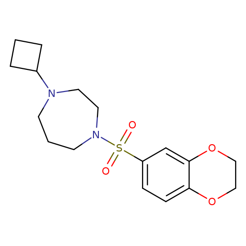 1-cyclobutyl-4-(2,3-dihydro-1,4-benzodioxine-6-sulfonyl)-1,4-diazepane