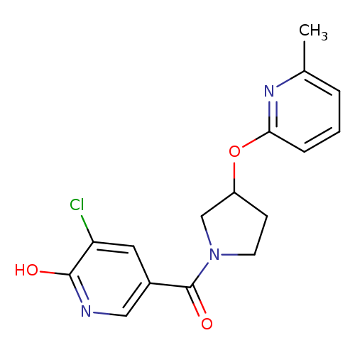 3-chloro-5-{3-[(6-methylpyridin-2-yl)oxy]pyrrolidine-1-carbonyl}pyridin-2-ol