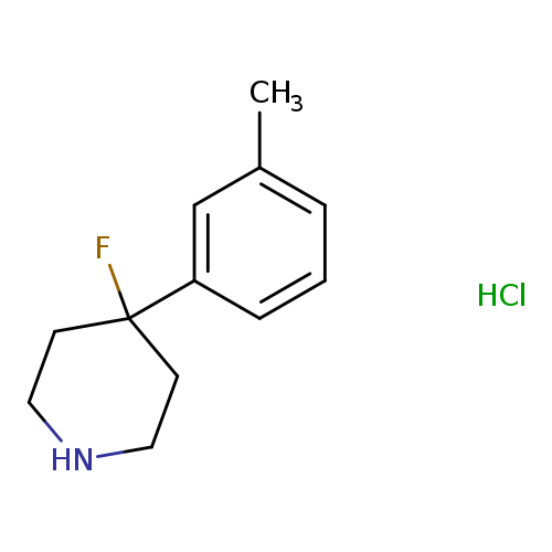 4-fluoro-4-(3-methylphenyl)piperidine hydrochloride