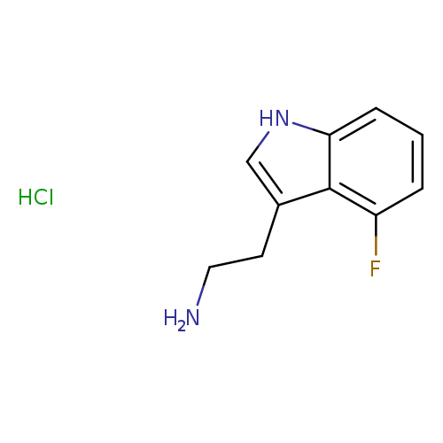 1H-Indole-3-ethanamine, 4-fluoro-, hydrochloride (1:1)