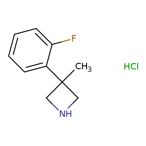 3-(2-fluorophenyl)-3-methylazetidine hydrochloride