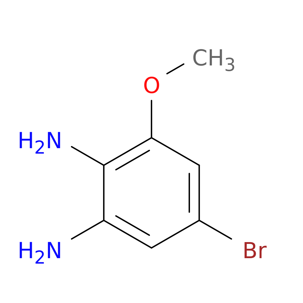 5-bromo-3-methoxybenzene-1,2-diamine