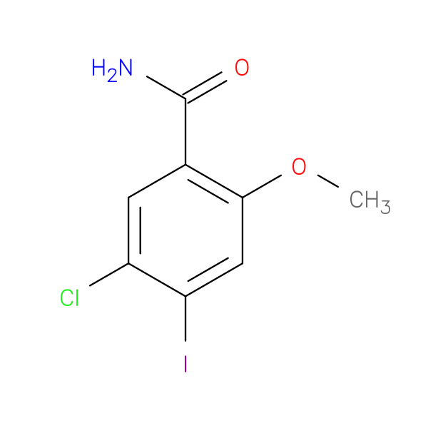 5-Chloro-4-iodo-2-methoxybenzamide