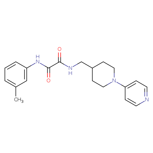N'-(3-methylphenyl)-N-{[1-(pyridin-4-yl)piperidin-4-yl]methyl}ethanediamide