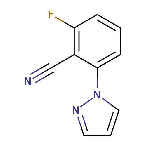 2-fluoro-6-(1H-pyrazol-1-yl)benzonitrile