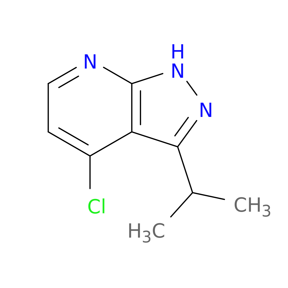 4-chloro-3-(propan-2-yl)-1H-pyrazolo[3,4-b]pyridine