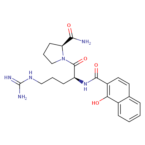 N-(1-Hydroxy-2-naphthoyl)-L-arginyl-L-prolinamide