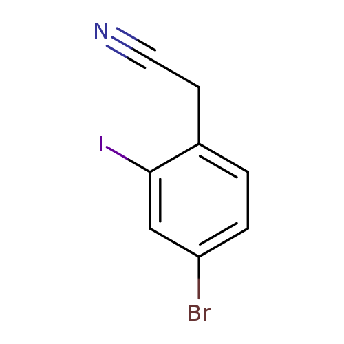 4-BROMO-2-IODOPHENYLACETONITRILE