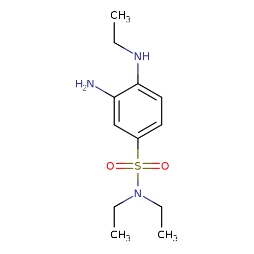 3-amino-N,N-diethyl-4-(ethylamino)benzene-1-sulfonamide