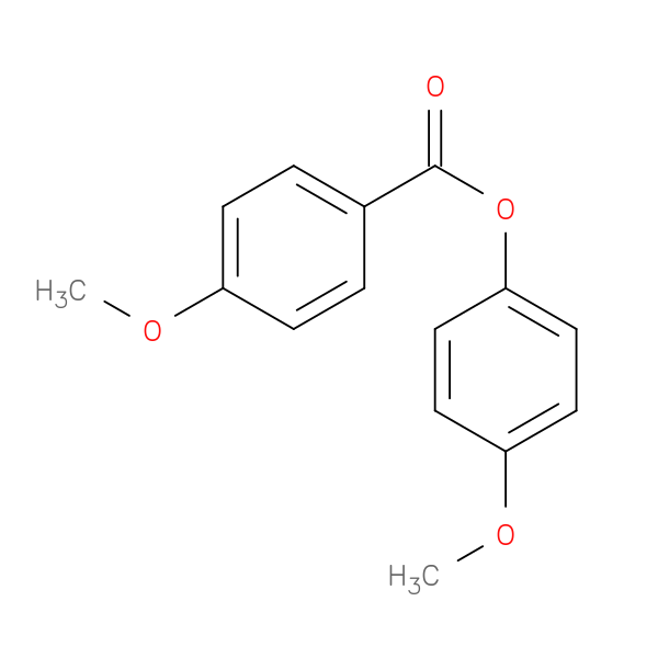 Benzoic acid, 4-methoxy-, 4-methoxyphenyl ester