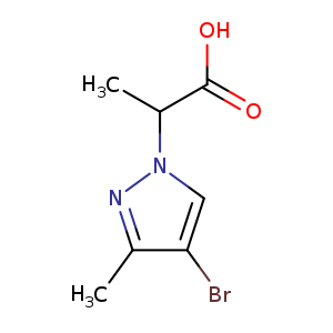 2-(4-Bromo-3-methyl-1h-pyrazol-1-yl)propanoic acid