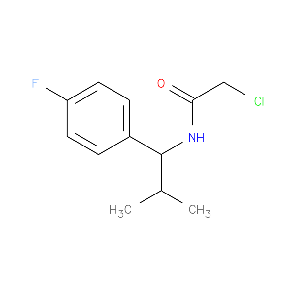 2-chloro-N-[1-(4-fluorophenyl)-2-methylpropyl]acetamide